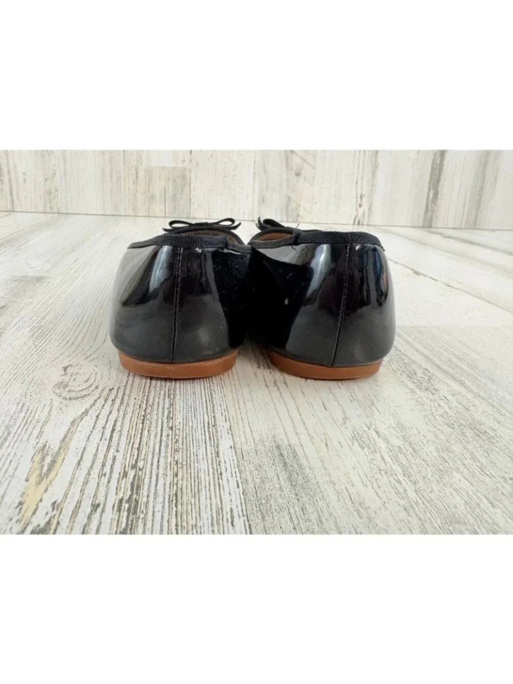 Elephantito Black Patent Ballet Flats Shoes Girls Sz 34 3